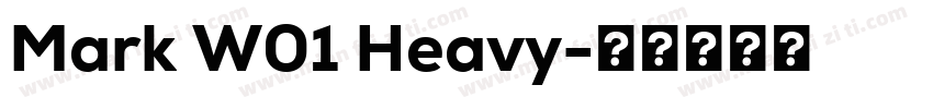 Mark W01 Heavy字体转换
